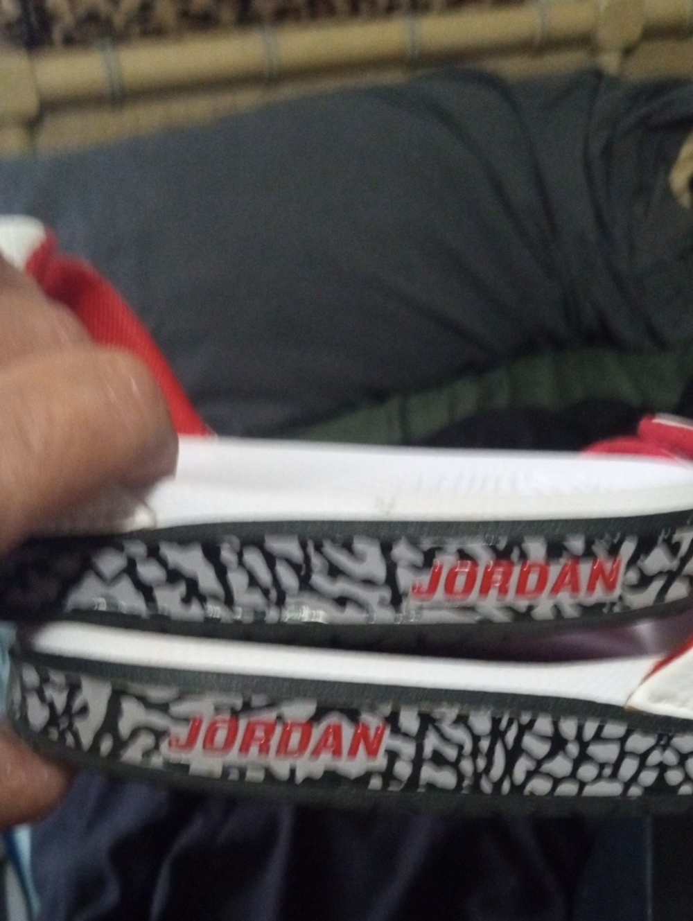 Jordan 3 Size 10 Sandals Great Condition Never In Dirt Worn Bout 4x Og Box🔥🔥🔥